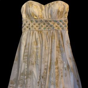 Formal gown worn once! Beautifully detailed. Size 14